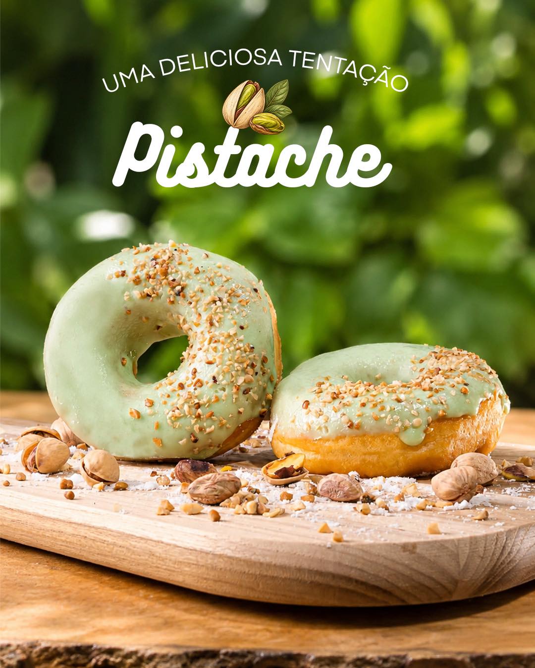 Domingo tem um sabor especial por aqui. 💚🍩 E se a sobremesa ainda não está decidida, fic...