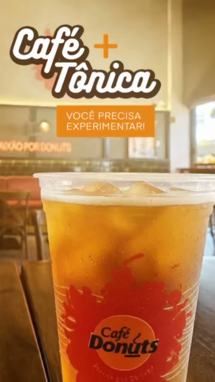 ☕️ Café intenso + a refrescância da água tônica. 🧊✨