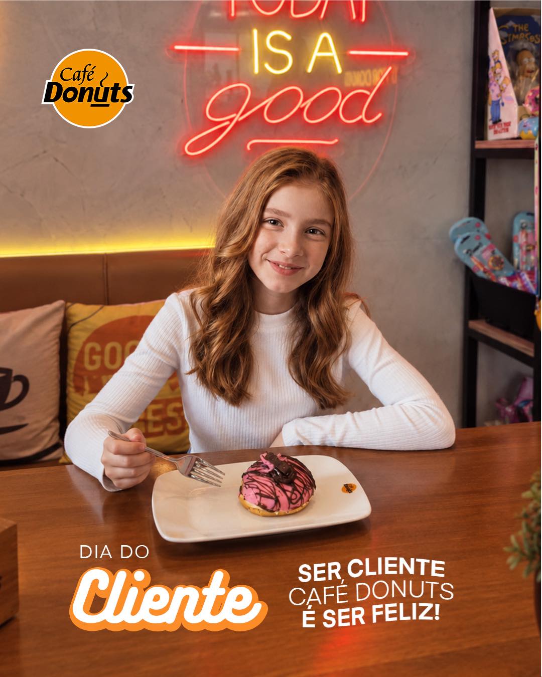 Hoje o dia é de quem escolhe a Café Donuts para deixar o dia muito mais gostoso! 🧡 De que...