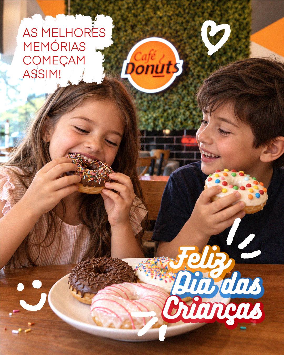Um donut escolhido pela cor. 🍩🌈